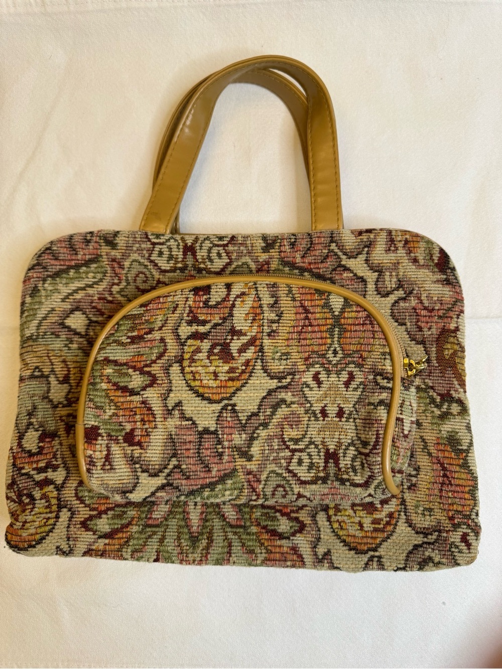Packits by RGA Floral Woven Tapestry 2 Pc Travel Cosmetic Makeup Bag Set